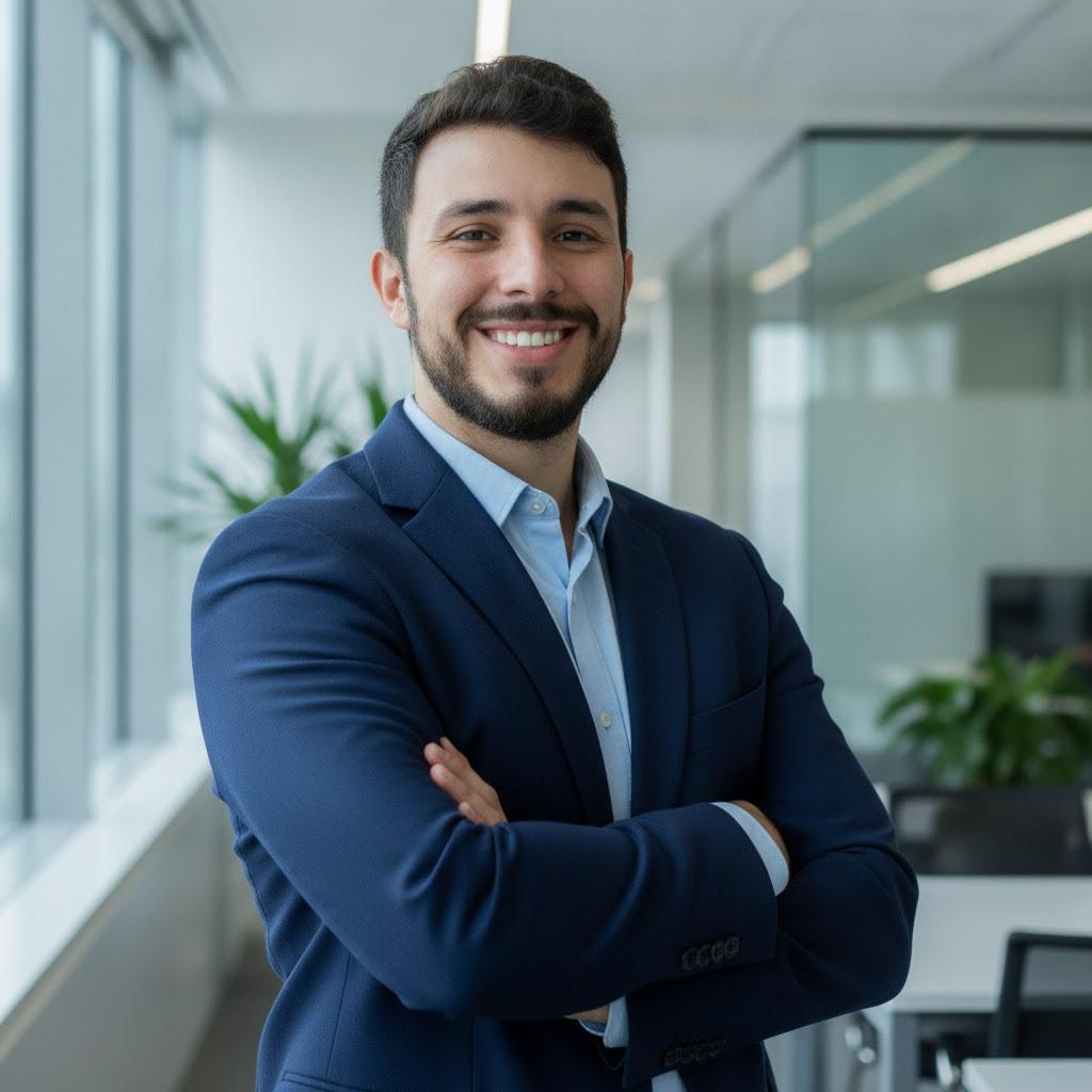Eduardo, engenheiro eletricista responsável técnico da Monteiro Consultoria